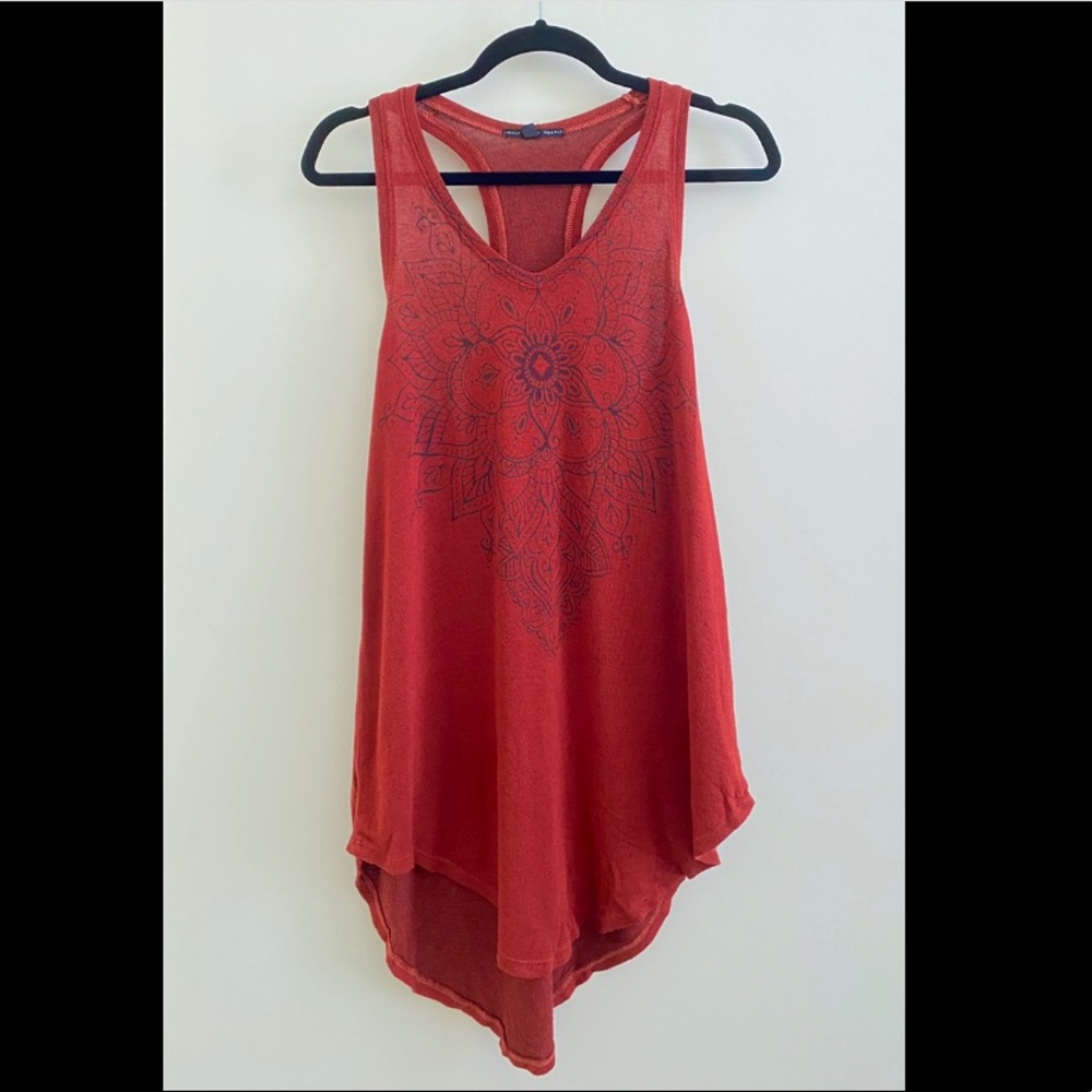 TrulyMadlyDeeply Mandela Print Racerback Tank Top